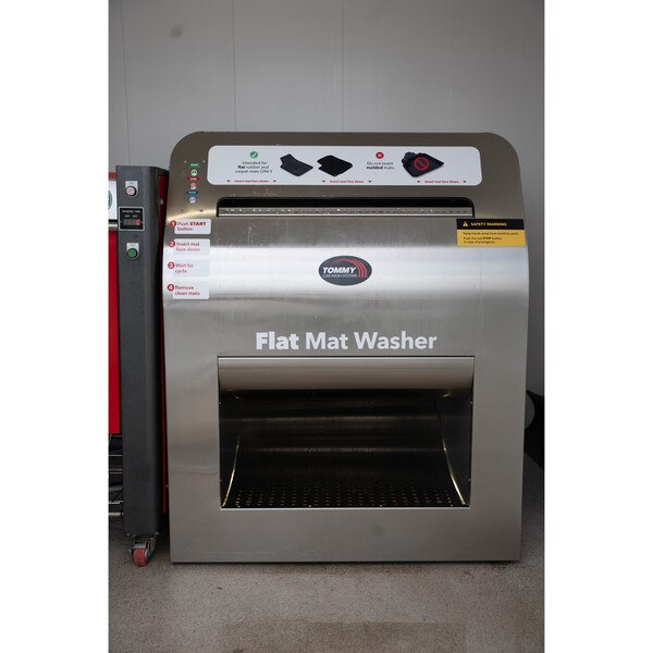 in mat washer room